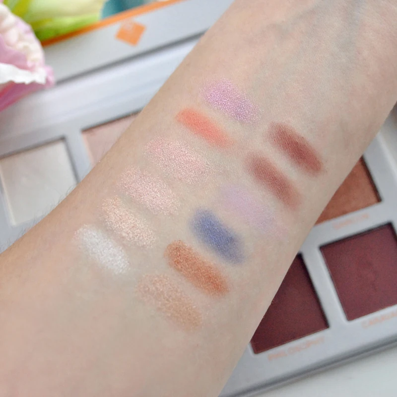 GIVENONE Dreamy Eyeshadow Palette Long-Lasting Waterproof Support Dropship Eye shadow makeup 12 Color Glitter Matte Cosmetics