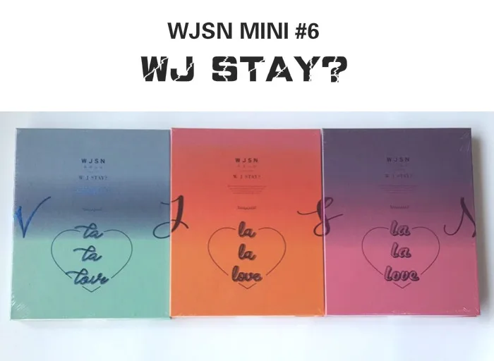 [MYKPOP]~ Официальный~ WJSN MINI#6 WJ отдых? CD, KPOP вентиляторы коллекции SA19090301