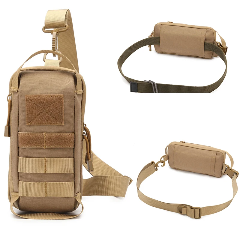 

Tactical Shoulder Bag Cell Phone Bag Backpack EDC Belt Waist Pack Military Hunting Trekking Daypack Shoulder Messenger Bag