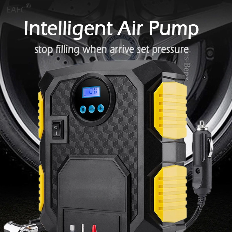 Details about   Air Compressor Digital Tire Inflator DC 12 Volt Car Portable Pump 150 PSI 