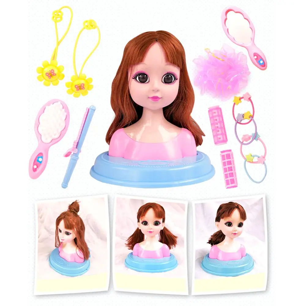 Детские куклы макияж гребень для волос набор кукол игрушек ролевые игры комплект
