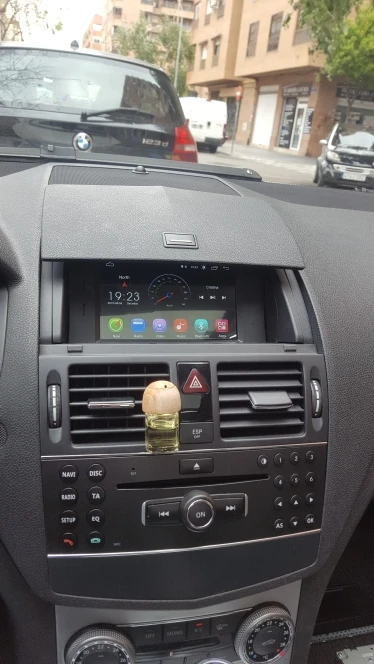 Android 9,0 4+ 64 Гб Встроенный DSP Автомобильный мультимедийный dvd-плеер gps радио для Mercedes Benz C200 C180 W204 2007-2010 gps навигация