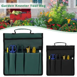 Bolsa portátil para arrodillarse en el jardín, taburete colgante para herramientas de jardinería al aire libre, organizador de múltiples bolsillos, estuche de almacenamiento, bolsa de herramientas