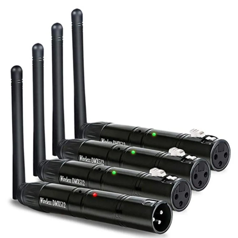 DMX512 무선 수신기 송신기 컨트롤러 2.4G ISM Dif 통신 거리 300m 무대 파 DJ 디스코 바 조명