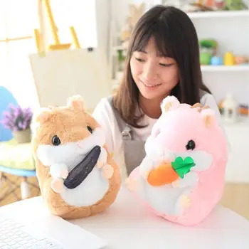 

Children Cute Simulation Cartoon Hamster Plush Toy Doll Pillow Home Decoration Skin-friendly Doll