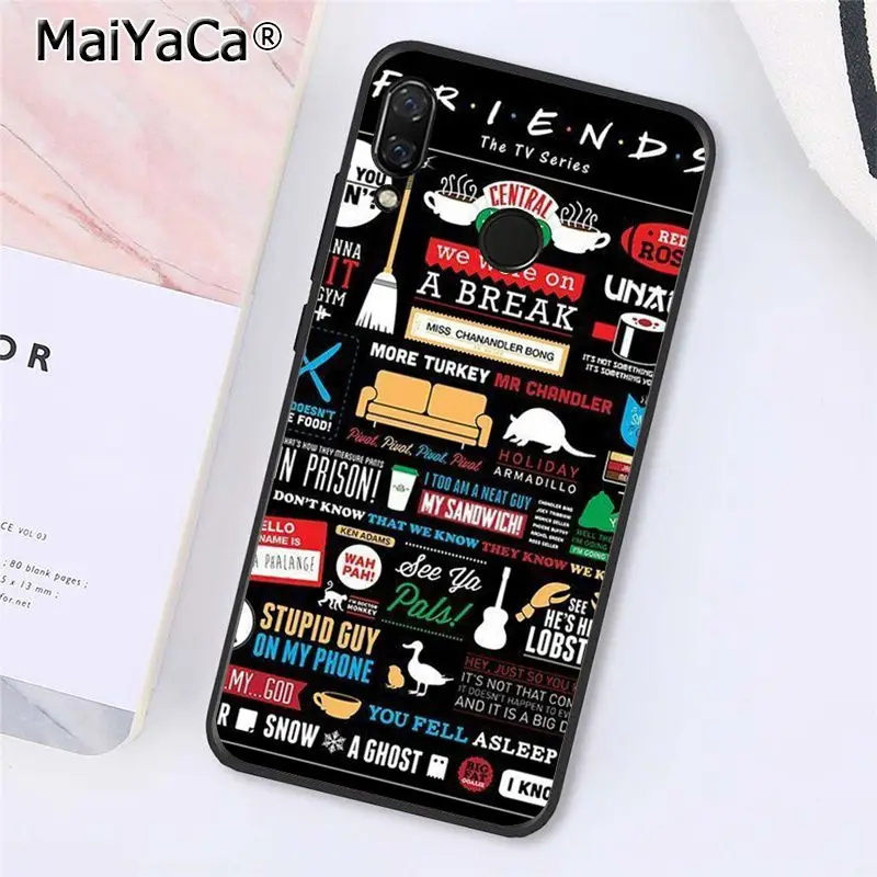 A10 MaiYaCa Центральная кофейня Кофе с надписью ТВ шоу friends(друзья чехол для телефона для Xiaomi Redmi8 4X 6A S2 5A Redmi 5 5Plus Note7 8Pro 7A 6A - Цвет: A10