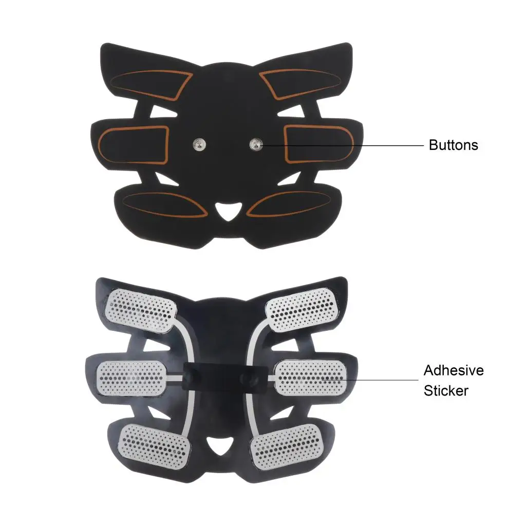 Abdominal Arm Hip Muscle Toning Stimulator Trainer Machine Wireless Fitness Exercise Workout Fat Burner Weight Loss Slim Massage