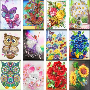 

Flower 5D Special Diamond Painting Embroidery DIY Needlework Craft 91AD