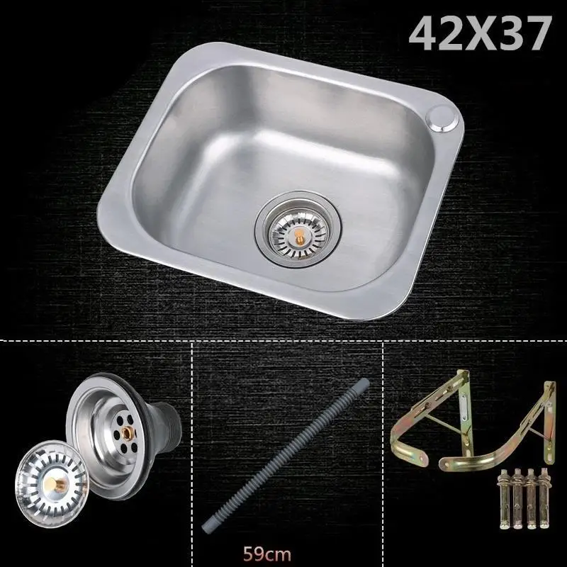 Нержавеющая сталь Evier кухня портативный Lavandino Cucina кухня Lavabo Pia Cozinha Fregadero де Cocina мойка овощей - Цвет: Version F