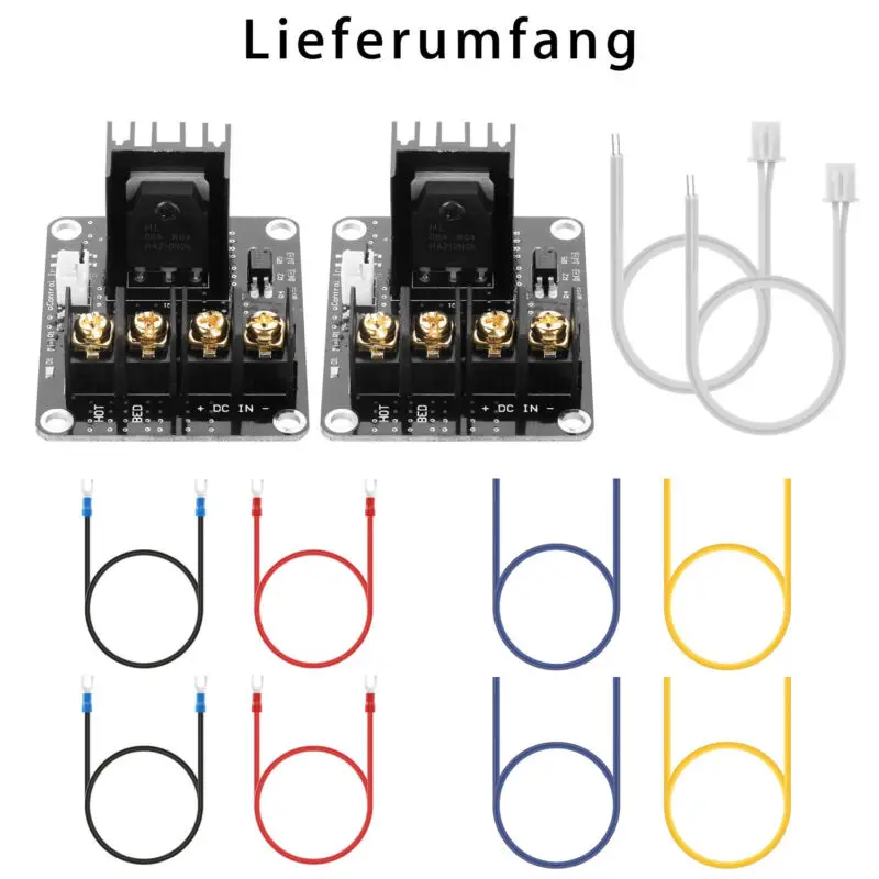 Mosfet W/кабель Ramps Отопление кровать предохранитель Материнская плата замена для 3d принтера