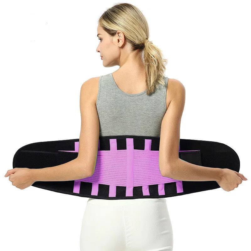 

Waist Belt Fitness Sports Support Abdomen Neoprene Color Burst Sweat Protection