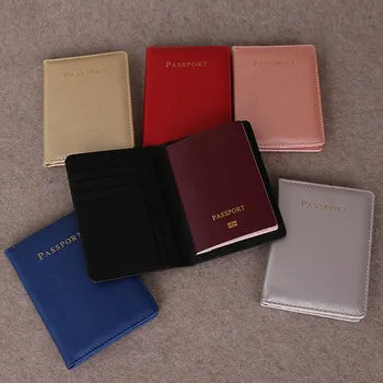 

Unisex Leather Wallet Coin Purse Passport Packet Card Holder Travel Cover Case Holder Packet Wallet Purse Bags Pouch New#10