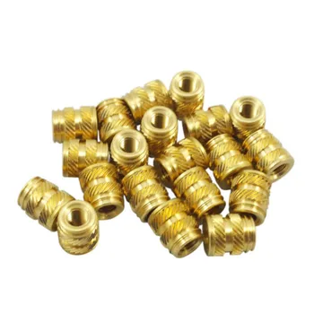

100pcs M3 3mm M3-0.5 Brass Threaded Metal Heat Fixing Screw Insert 3D Printing Galvanized Self Tapping Insert Screw Bushing