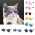 Красивый Питомец Кошка Очки Eye-wear Солнцезащитные Очки Для Маленьких Собак Кошка Pet Фотографии Реквизит Аксессуары Лучшие Продажи Зоотоваров