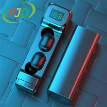 PJD TWS BT 5,1 Bluetooth Kopfhörer Touch Control Drahtlose Kopfhörer mit Lade Fall Headsets 9D HiFi Stereo Bluetooth Ohrhörer