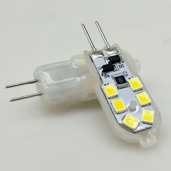 

Super Bright G4 LED AC/DC 12V SMD 2835 LED Bulb Spotlight Replace Halogen Light 2Pcs Mini G4 LED Bulb 1.5W LED