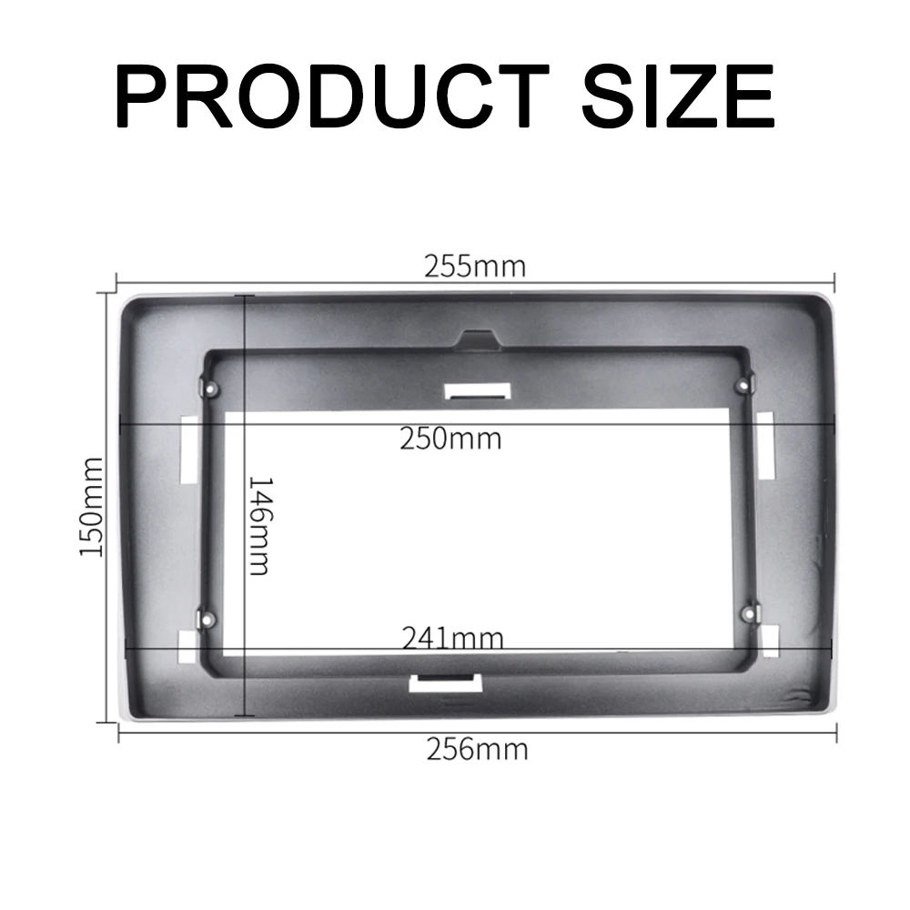 10.1 INCH Radio Frame for TOYOTA HIACE 2010-2018 Dash Installation Trim kit Android Audio GPS Navigation Fascia Stereo Panel