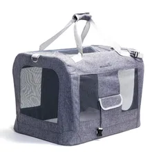 Место большой размер стальной каркас структура Ткань Оксфорд клетка для домашних животных портативный складной кошка гнездо клетка для собак sj-1-QS-020