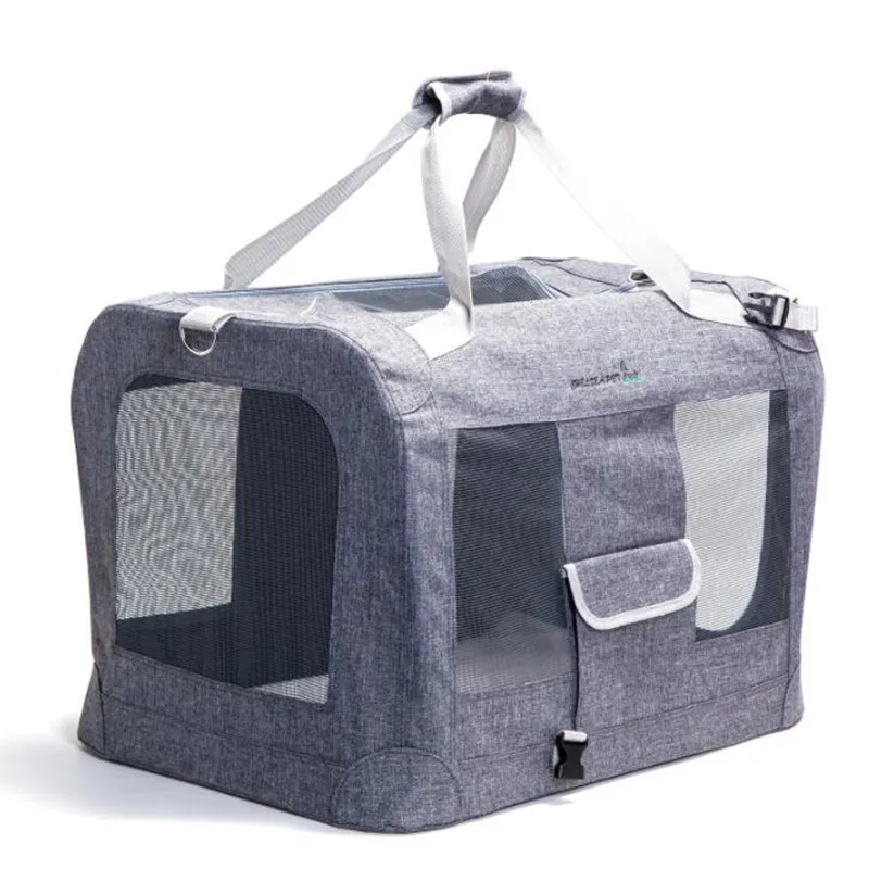 

Spot large size steel frame structure Oxford cloth pet cage portable foldable cat nest dog cage sj-1-QS-020