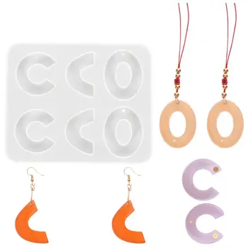 

DIY Crystal Epoxy Resin Mold Geometric Irregular Earrings Pendant Casting Mould Handmade Crafts Jewelry Making Tools