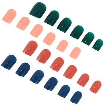 

4 Sets Detachable Nail Art Manicure Tool Fake Nail Tips for Ladies