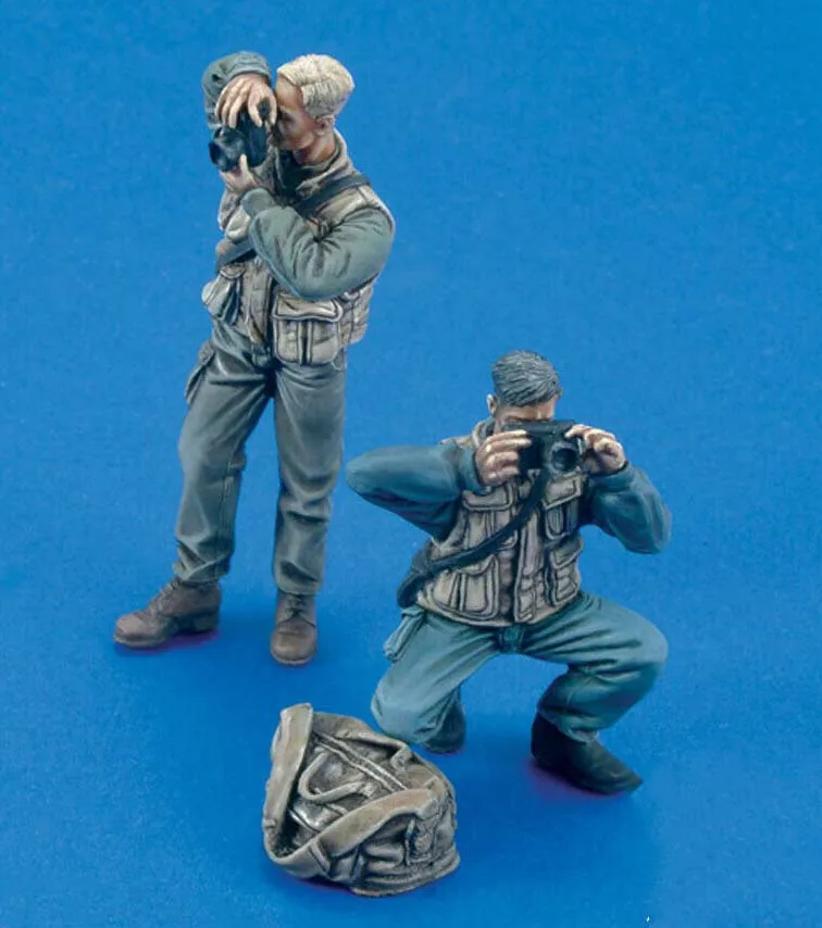 1/35 Набор для моделирования фотографов из смолы | Игрушки и хобби