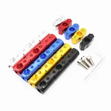 Алюминиевый мотоциклетный зеркальный держатель Honder 10 мм для скутера, противотуманный светильник, удлиняющий кронштейн