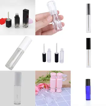

1PC 3ml/3.9ml/4.5ml/5mml/10ml Empty Lip Gloss Tubes, DIY Clear Mascara Tubes Cosmetic Eyeliner Refillable Containers