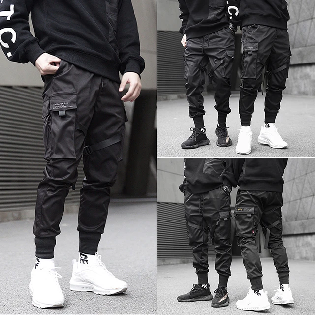 Japanese Fashion Loose Casual Pants For Men Clothing Outdoor Harajuku  Jogging Pants Korean Hip Hop Joggers Trend Trousers Male - AliExpress