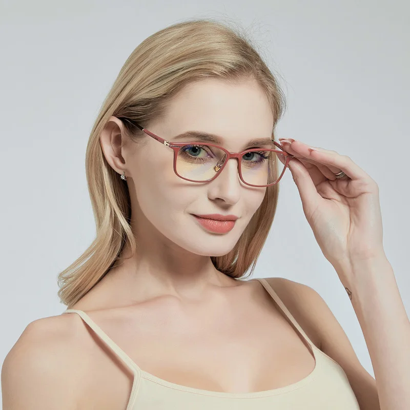 Винтажные очки для близорукости, женские очки с защитой от синего излучения, компьютерные очки, оптическая оправа для очков, Женская оправа с отрицательными ионами
