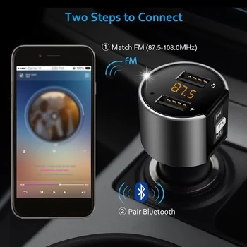

Wireless Multi-function Car Bluetooth FM Launch MP3 Radio Adapter Phone Charger