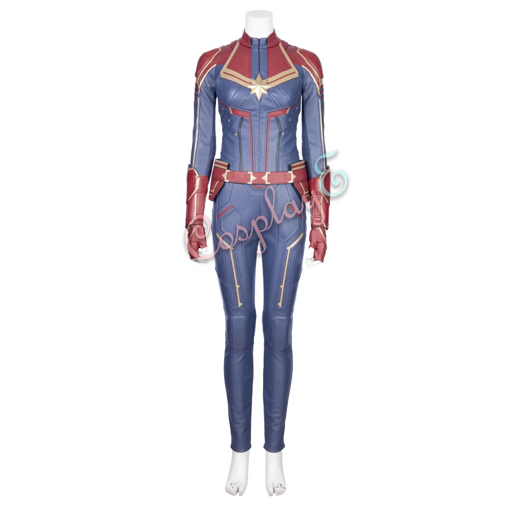 Костюм Марвел Капитан Марвел Косплей Carol Danvers Высокое качество Полный комплект