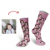 Personal Customized Avatar Printed Socks for Men Women Fashion Funny Cotton Long Socks for Children DIY Design Compression Socks ► Photo 2/6