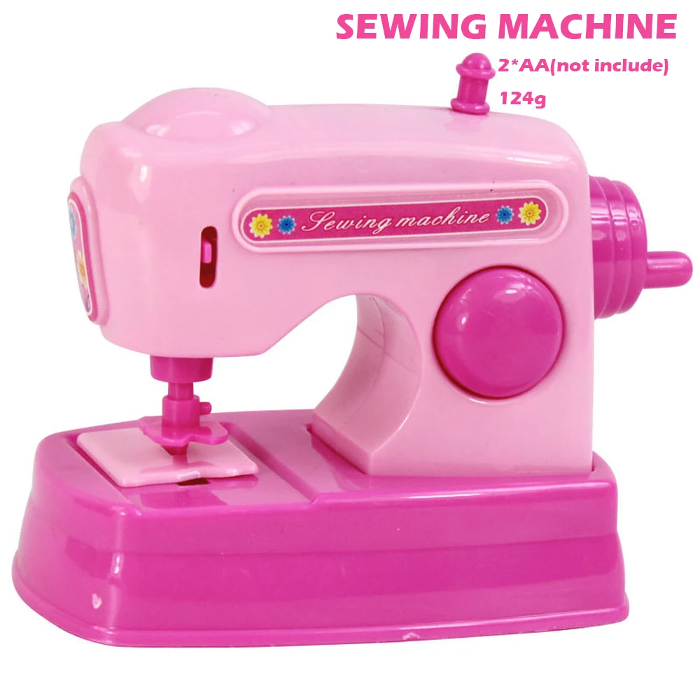26 стилей, розовая бытовая техника, Детские ролевые игры, кухонные игрушки, тостер, пылесос, плита, блендер для детей, девочек, O1143 - Цвет: sewing machine