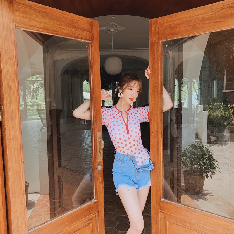 

Female Swimsuit Women Swimwear One Piece Women's With Push Up Trikini Sexy For Covering Girls Sports Geometric Polyester