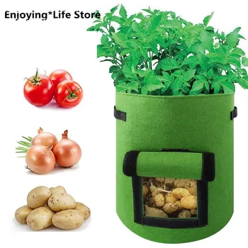 

2/3/4/6/9 Pockets Wall Hanging Planting Bags Green Plant Grow Planter Vertical Garden Living Bag Garden Supplies Container