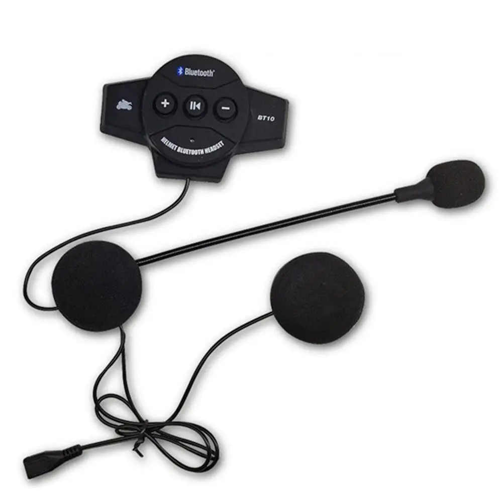 BT-10 мотор беспроводной Bluetooth гарнитура мотоциклетный шлем наушники громкоговоритель домофона гарнитура