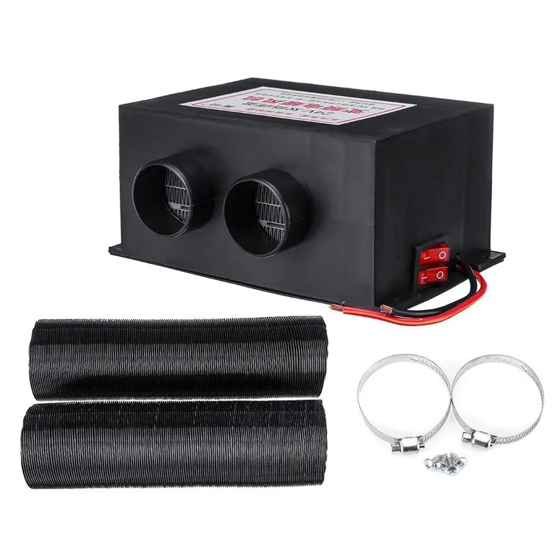 12 V/24 V автомобильный обогреватель Вольфрам обогреватель 700 W/500 W 2 туфли с отверстиями для вентиляции и выход 2 Вентилятор охлаждения используется для размораживания обдува Противообледенительная, мгновенный зимой тепло