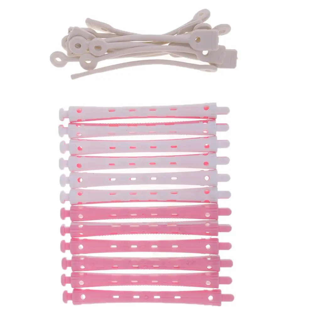 12 Pcs Wave Hairstying Perm Rod bars Curler Hairdressing Tool Set Salon Hair Rollers Set Hair Clips Styling Tools