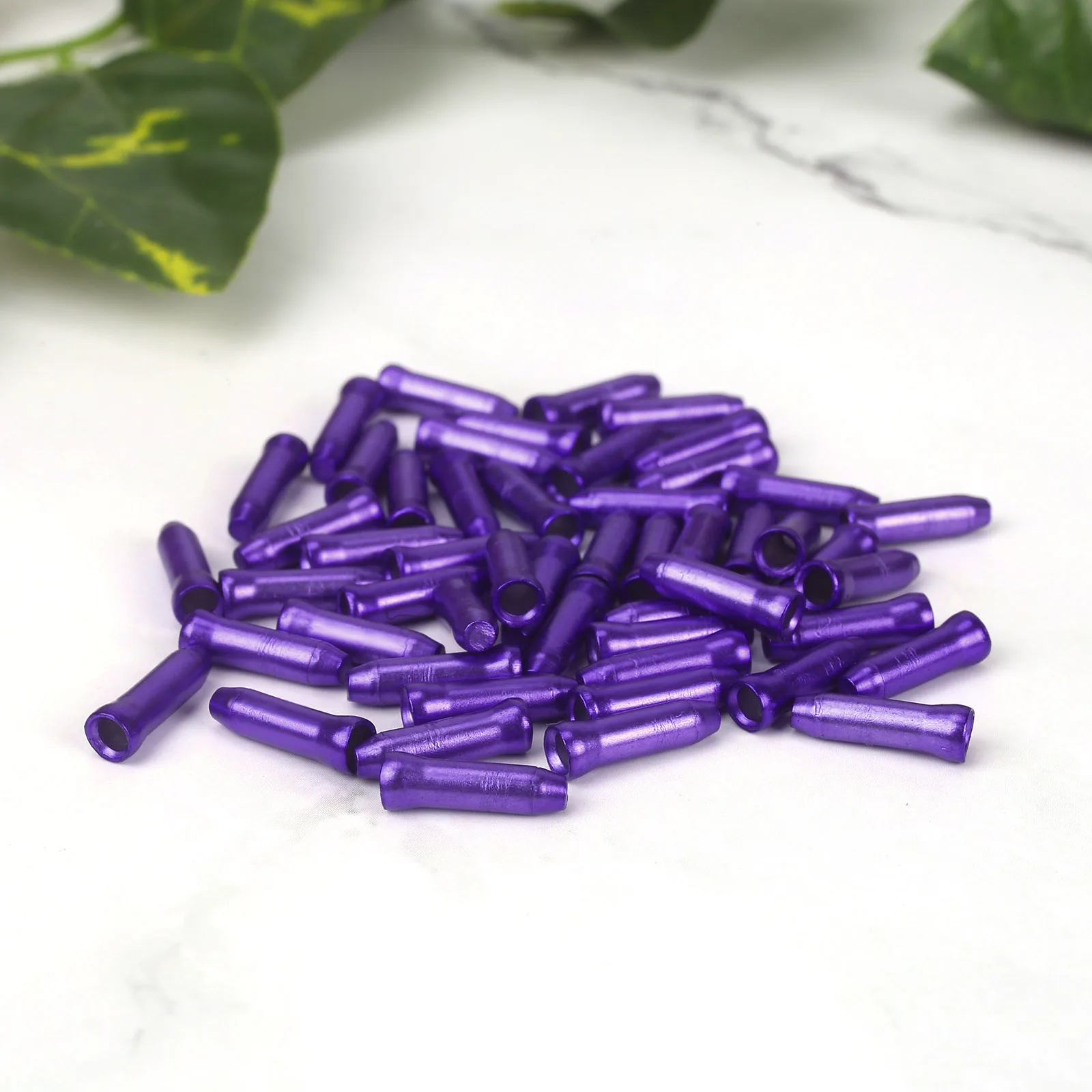 50 Pcs/lot MTB Bike Bicycle Brake Shifter Aluminum Inner Cable Tips Crimps Cycle Cycling Parts Derailleur Shift Cables End Caps