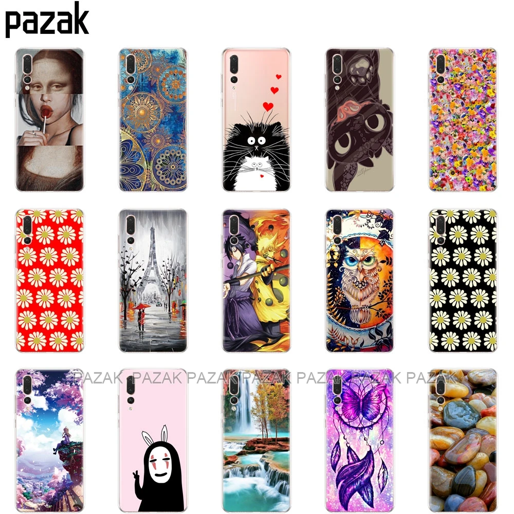 Силиконовый чехол для телефона huawei P20 LITE p20 pro задняя крышка huaweiP 20 Lit Coque etui clear