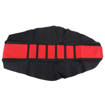 

Leather Gripper Soft Motorcycle ATV Ribbed Cushion Pad Dirt Bike Seat Cover