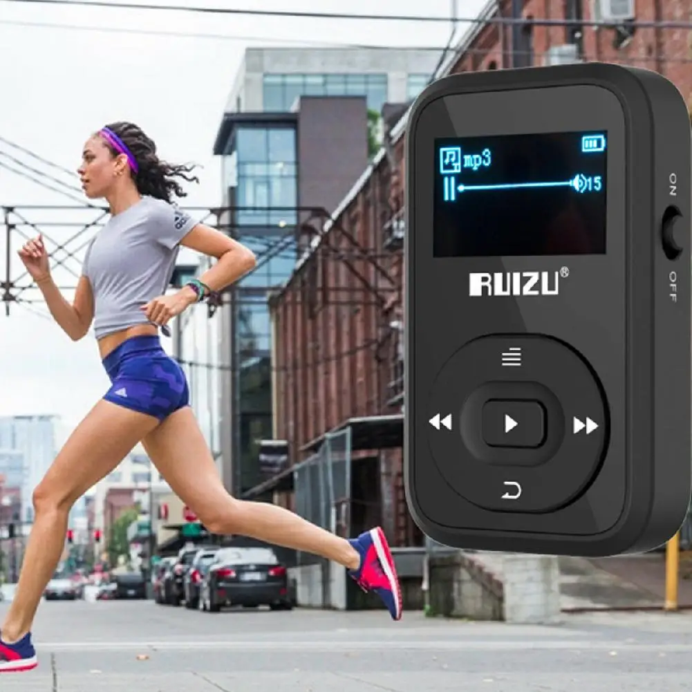 BEESCLOVER RUIZU MP3 плеер X26 8 Гб Спортивный Bluetooth MP3 музыкальный плеер OLED экран без потерь звук Отличная производительность r60