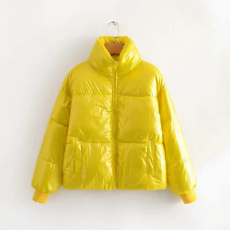 

65mr-190943 Korean-style WOMEN'S Wear 2019 Autumn & Winter New Style Wide Songli ling liang Sense Bread Cotton Overcoat Women's