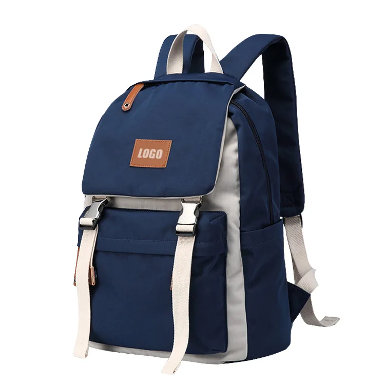 

Customizable Fashion Simple Casual Backpack Schoolbag Korean-style Large-Volume Oxford Computer Backpack