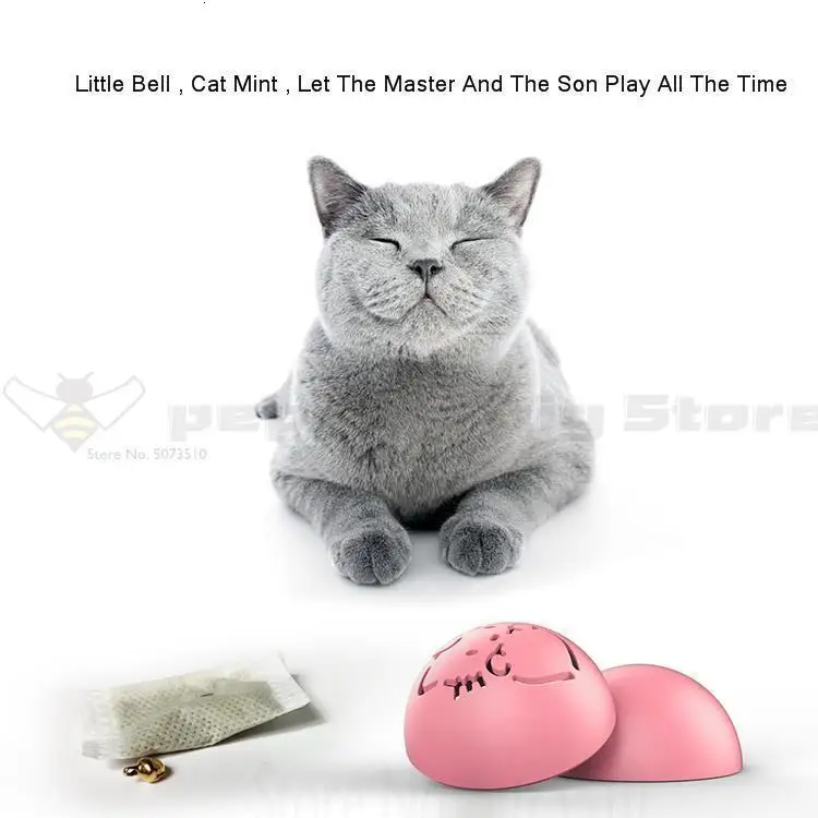 Игрушка для кошек, колокольчик, мяч для кошек, игрушка, встроенный Кот, мята, автоматическая игрушка для кошек, шар, креативный милый