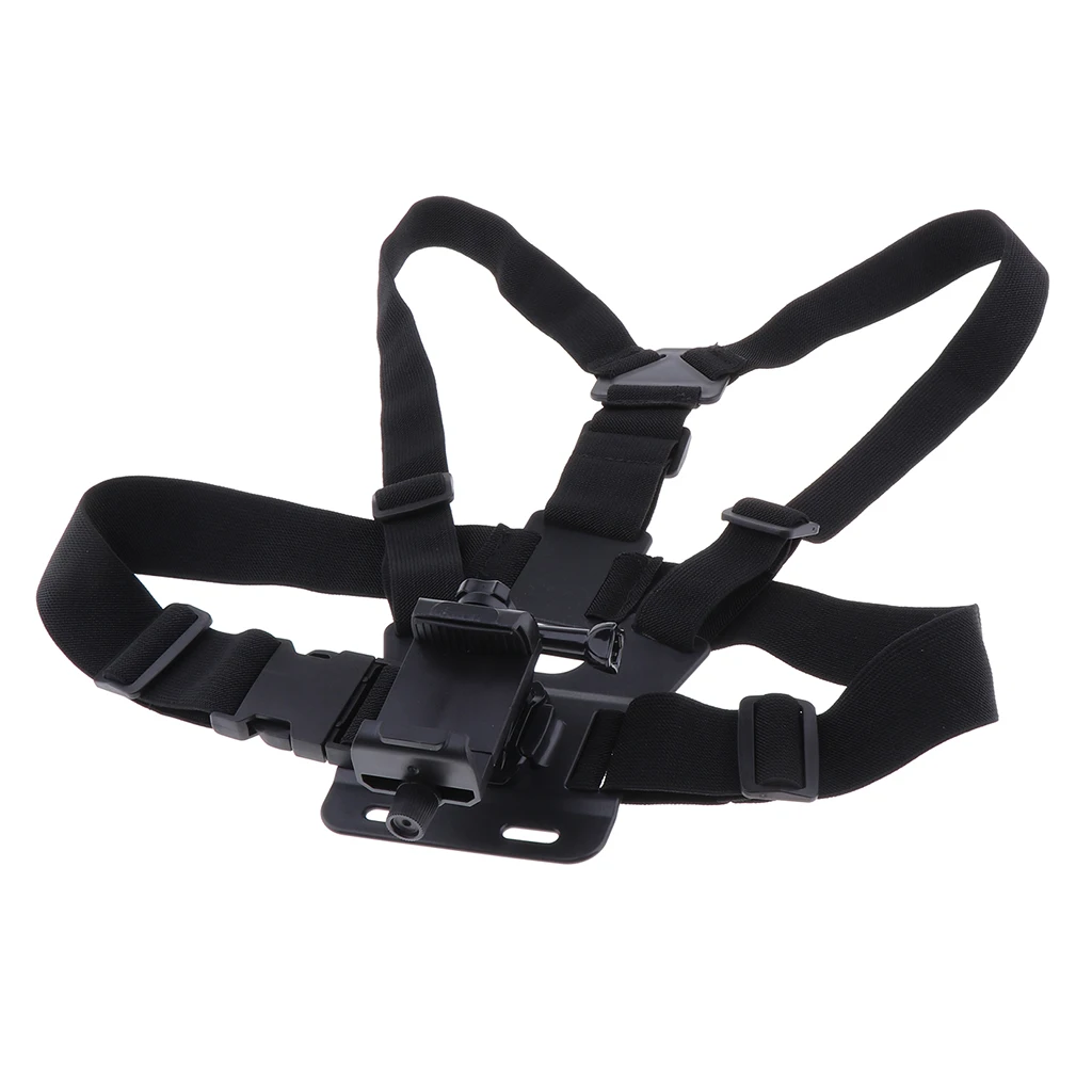 Adjustable Mobile Phone Chest Mount Harness Strap Holder Universal Chest Body Harness Phone Clip Holder for Cellphones