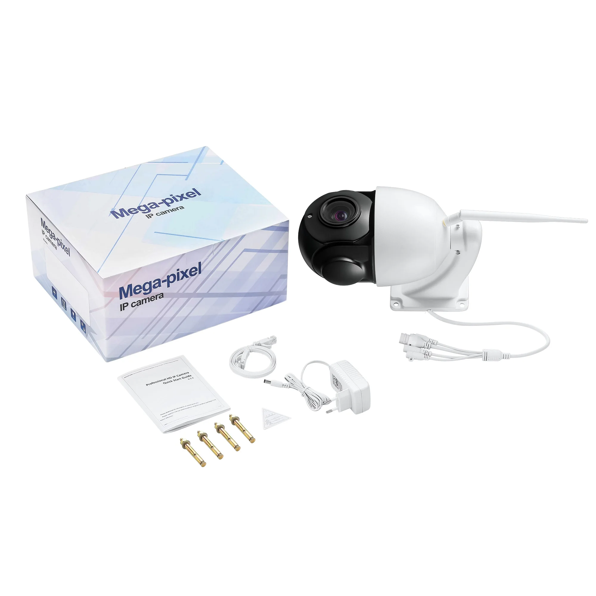 5MP 30X Автоматический зум 100 м ИК видение провод WiFi скоростные купольные камеры H.265