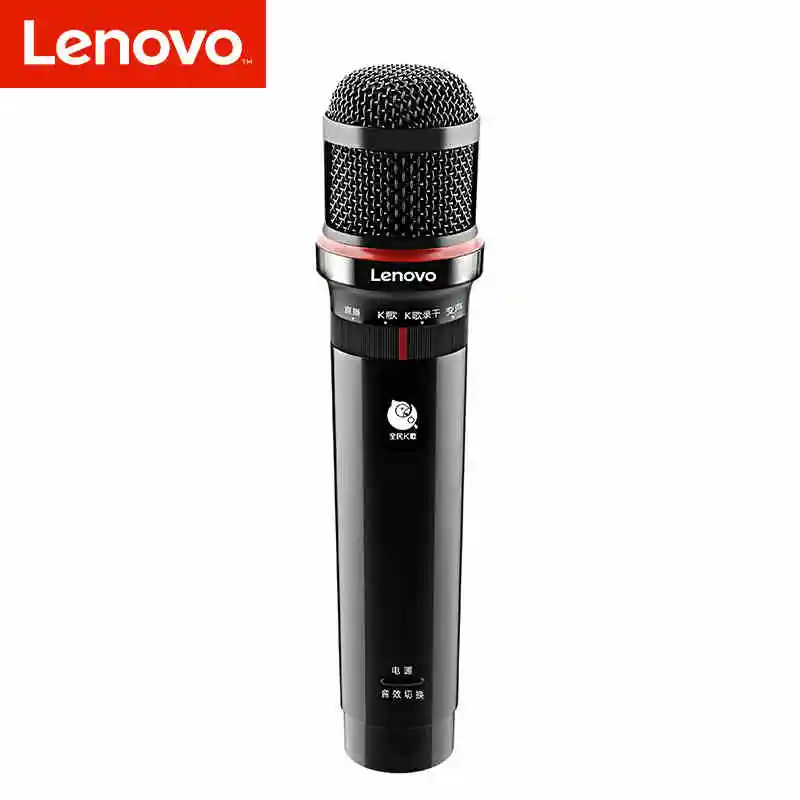 Lenovo-プロのカラオケコンデンサーマイク,歌の録音,エコー