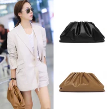 Дневной клатч, вечерние сумочки, женская модная сумка с рюшами, сумка из искусственной кожи, сумочка, женская сумка через плечо